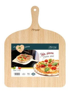 ETNA Pizza Set - Grote Pizzasteen & GRATIS Pizzaschep - 30 Cm X 38 Cm - Echt Italiaanse Pizzasteen - Broodbaksteen - BBQ Pizzasteen - Gemaakt Van Lavasteen Uit De Etna - Non-stick - Eppicotispai -Grillmeesters Goedkope Winkel 901x1200