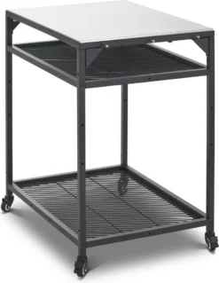 Ooni - Tafel - Medium - Pizza Tafel - 60x80x 90cm - RVS - Zwart -Grillmeesters Goedkope Winkel 930x1200