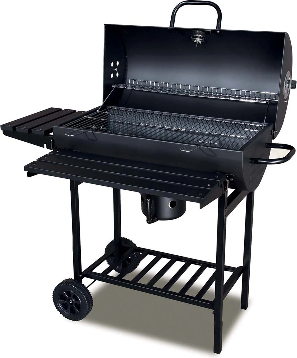 JAP Houtskoolbarbecue - Bbq Thermometer - 70 X 35 Cm - Zwart 1 JAP Houtskoolbarbecue - Bbq Thermometer - 70 X 35 Cm - Zwart