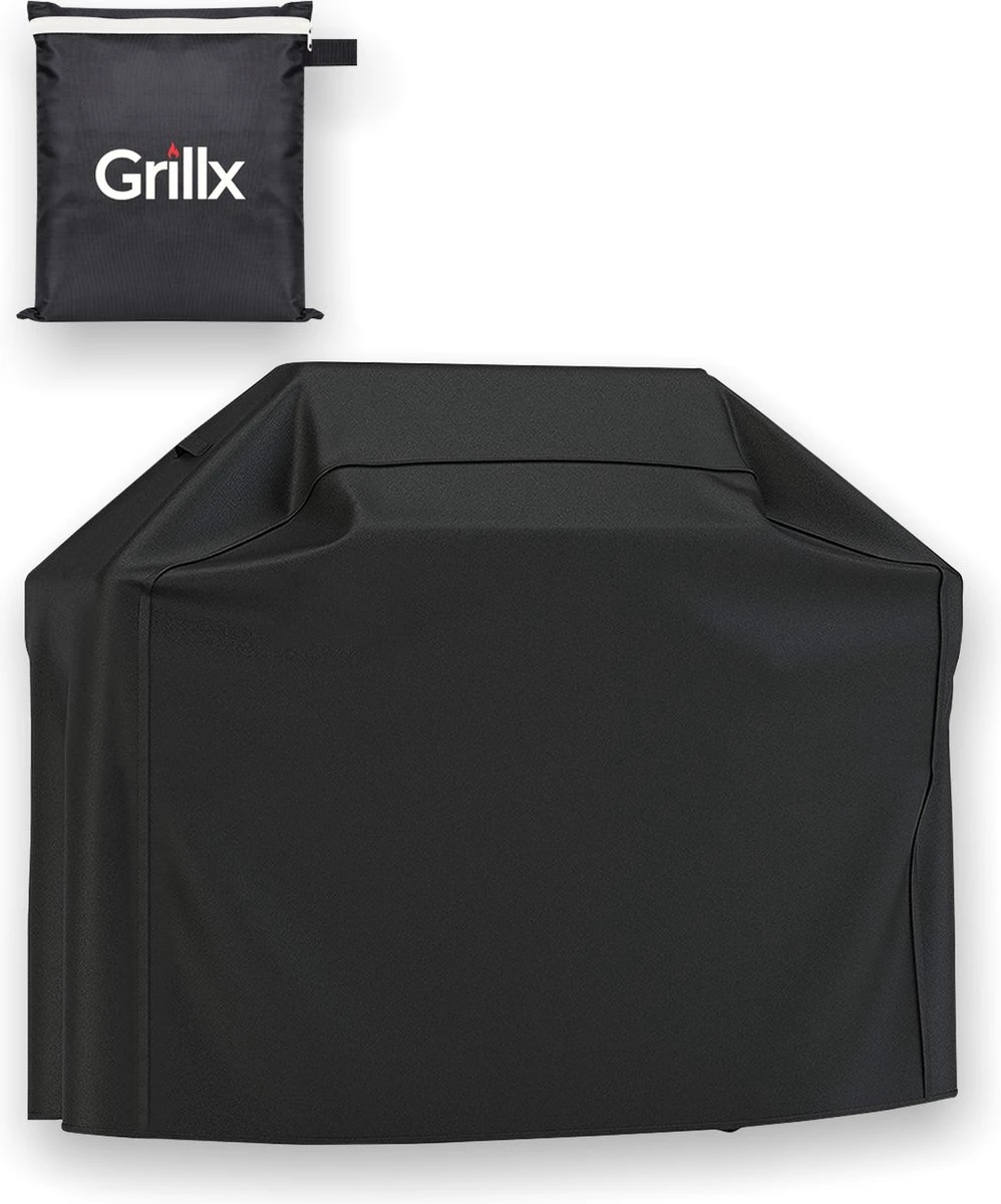 GrillX Barbecue Hoes - 170 X 61 X 117cm - BBQ Hoes Waterdicht - Beschermhoes Inclusief Trekkoord - BBQ Accesoires 1 GrillX Barbecue Hoes - 170 X 61 X 117cm - BBQ Hoes Waterdicht - Beschermhoes Inclusief Trekkoord - BBQ Accesoires